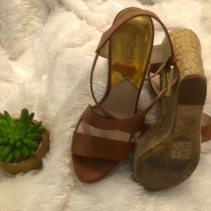 Like New Michael Kors Wedge Sandals